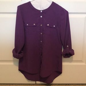 Tunic length blouse